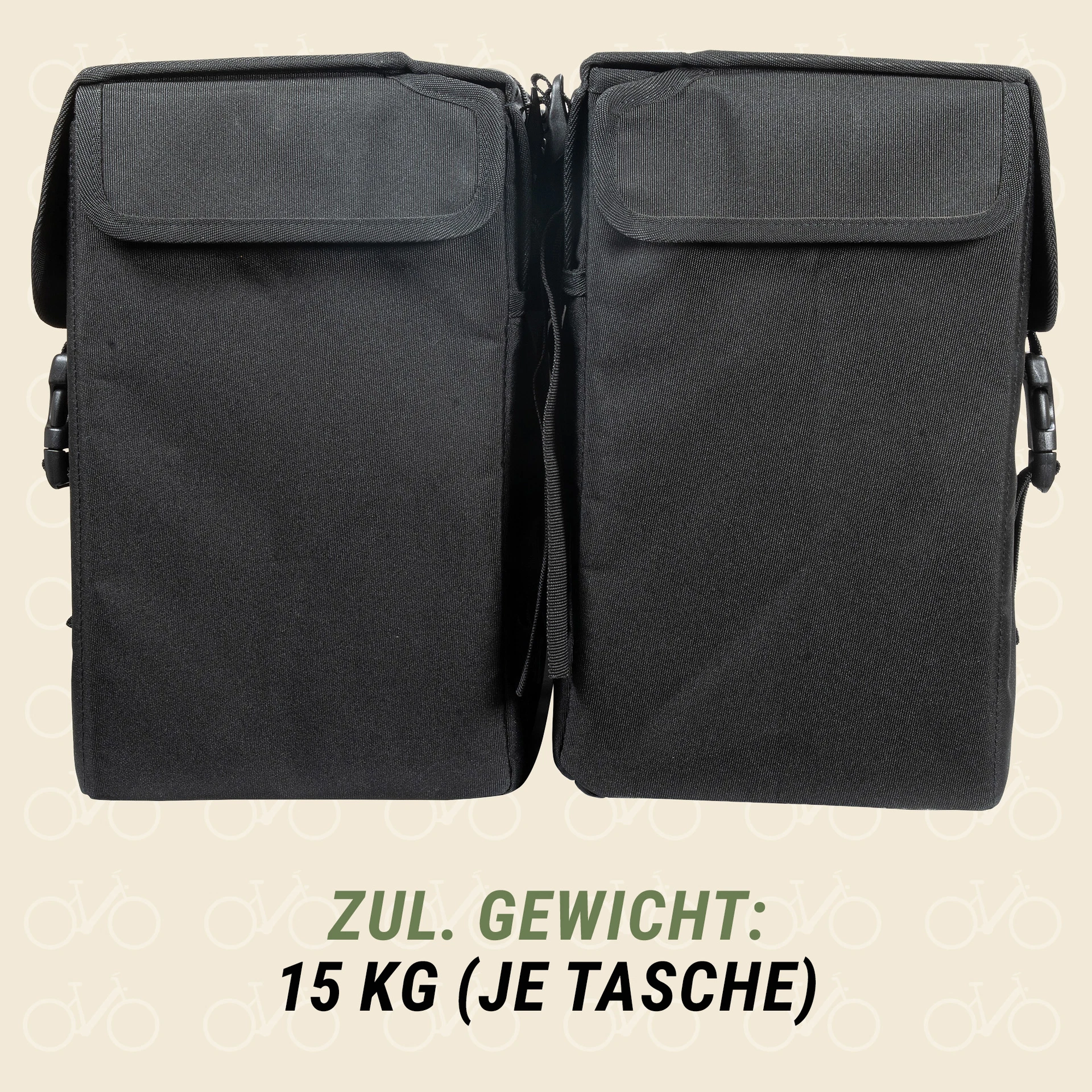 Doppelpacktasche Longtail