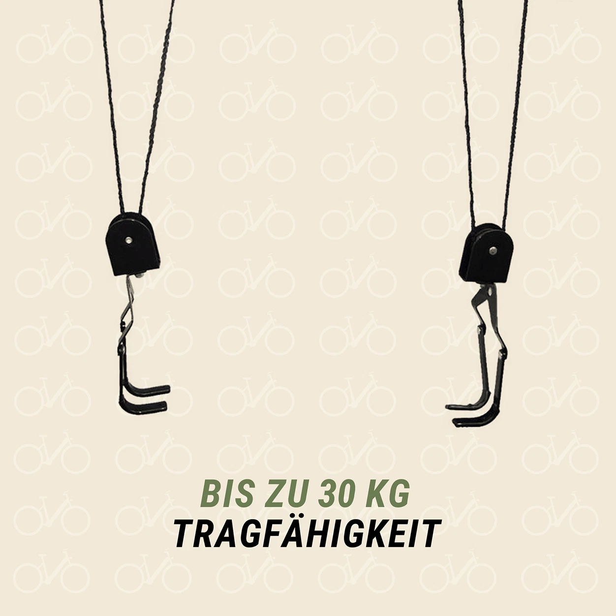 E-Bike Lift Tragfähigkeit 30 kg - Detailansicht Aufhängung