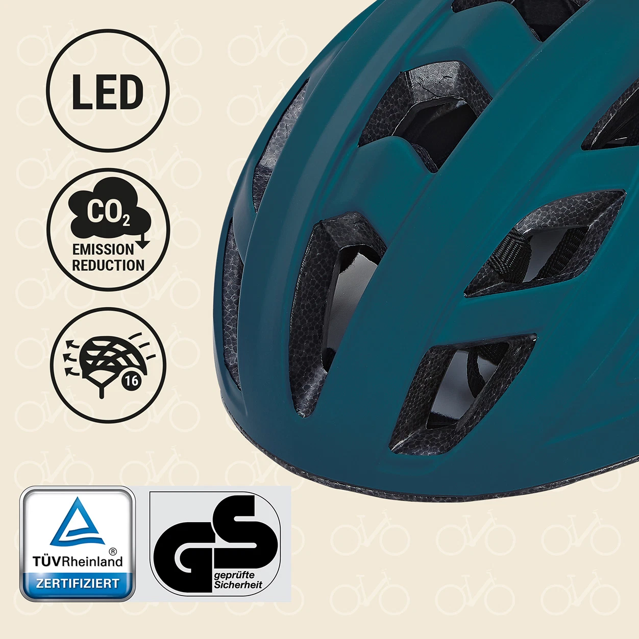ECO Urban Fahrradhelm dark blue