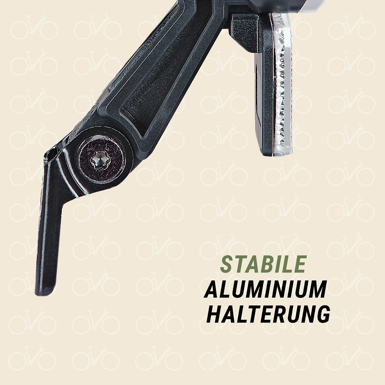 LED-Scheinwerfer 40 LUX stabile Aluminium Halterung - detailansicht