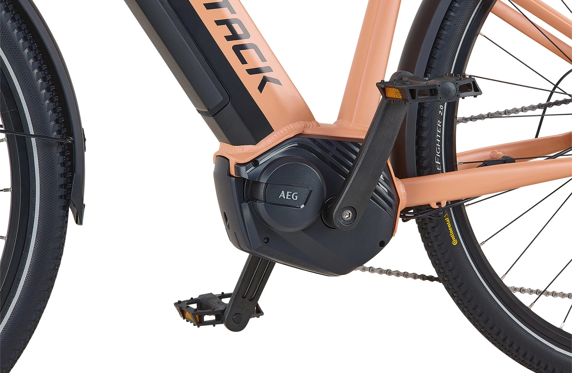 Stack 3.1 E-SUV E-Bike - Detailansicht Motor auf weißem Grund