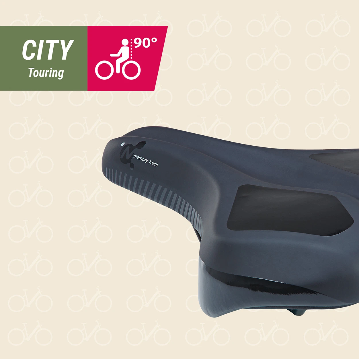 Touren-City-Sattel Foam
