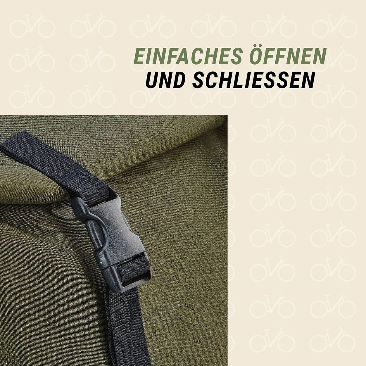 Seitenpacktasche grün