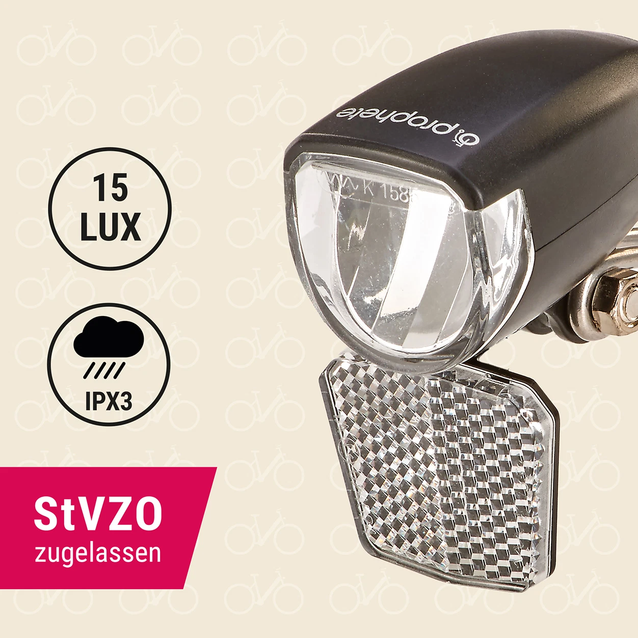 LED-Scheinwerfer 15 LUX