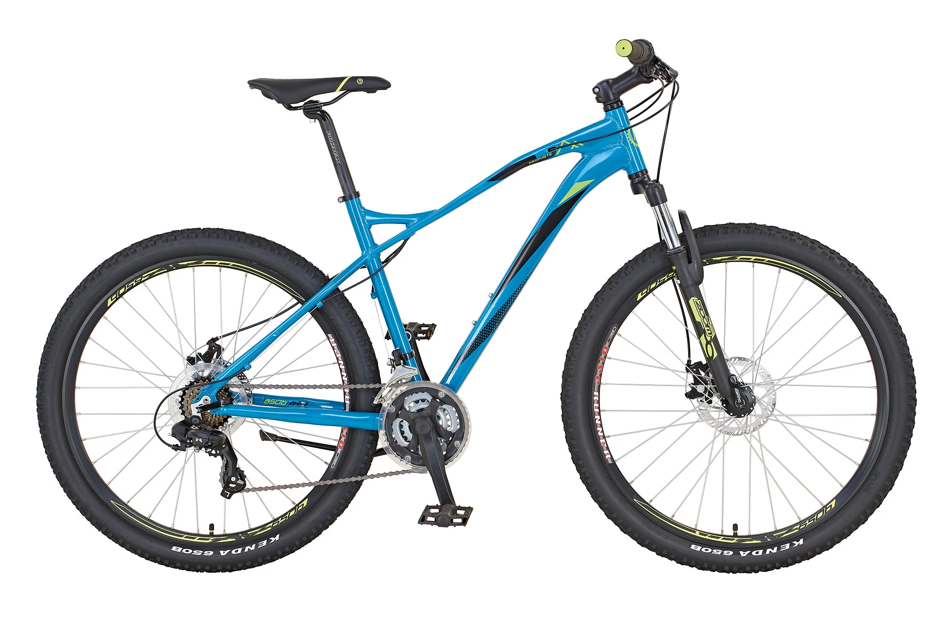 Vollansicht seitlich Prophete Graveler 21.BSM.10 Hardtail Mountainbike vor weißem Hintergrund