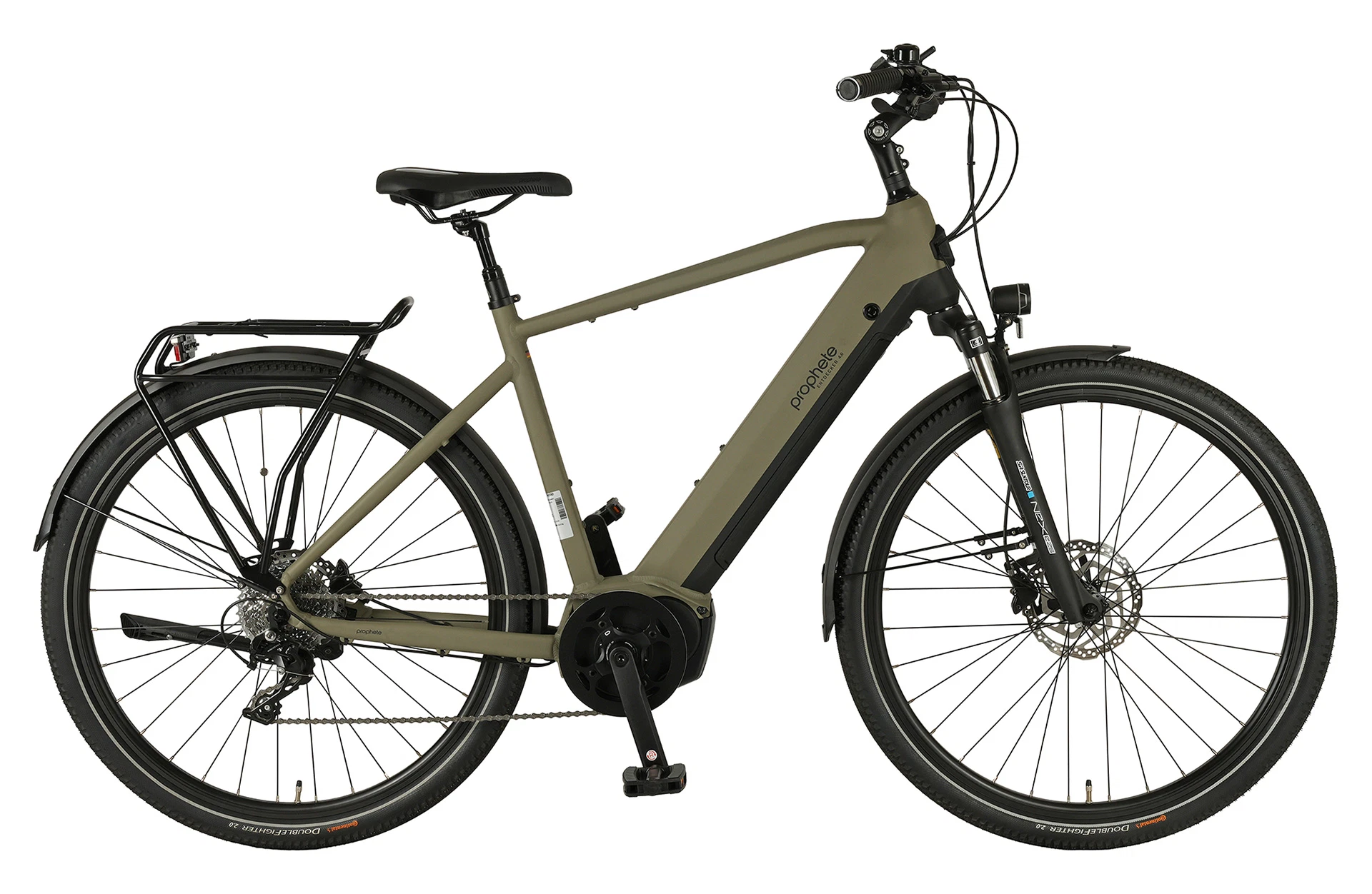 Entdecker 4.0 Trekking E-Bike Diamantrahmen - Planaufnahme auf weißem Grund
