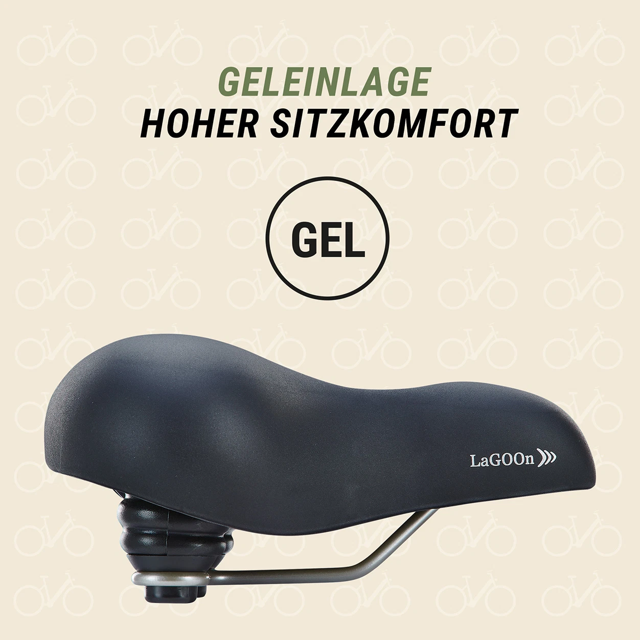 Touren-City-Sattel Gel