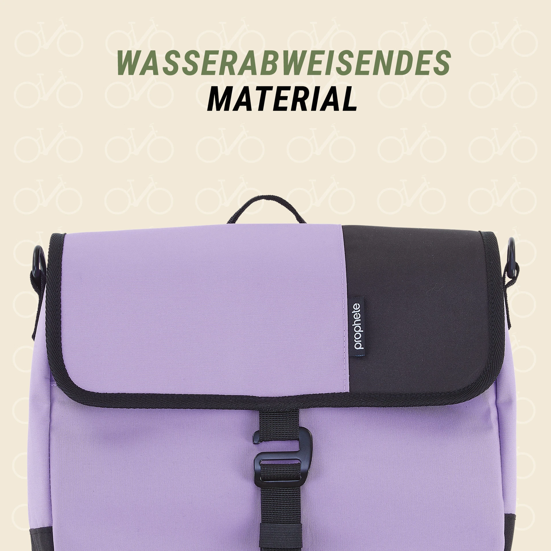 Seitenpacktasche lila