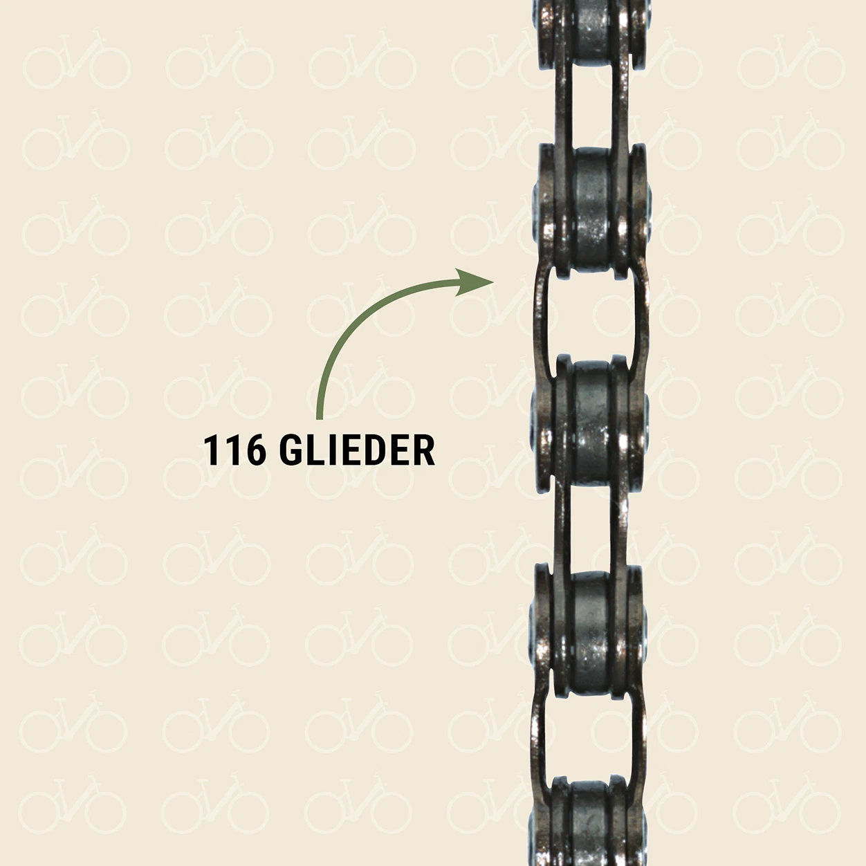 Schaltungskette HG 53 116 Glieder - detailansicht