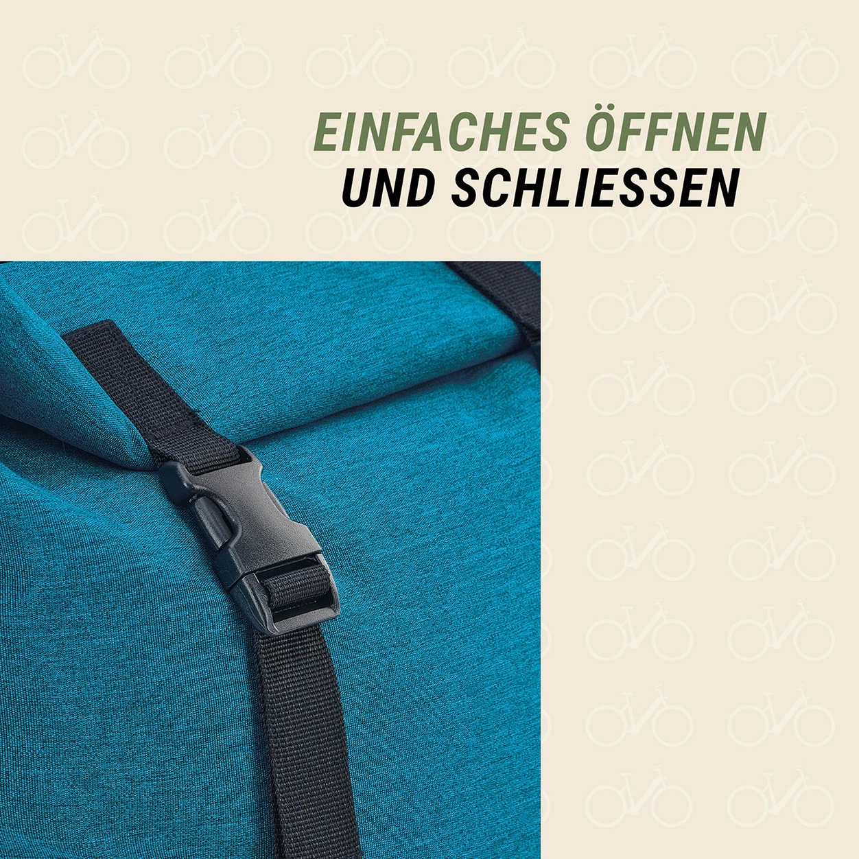 Doppelpacktasche blau (Aktion)