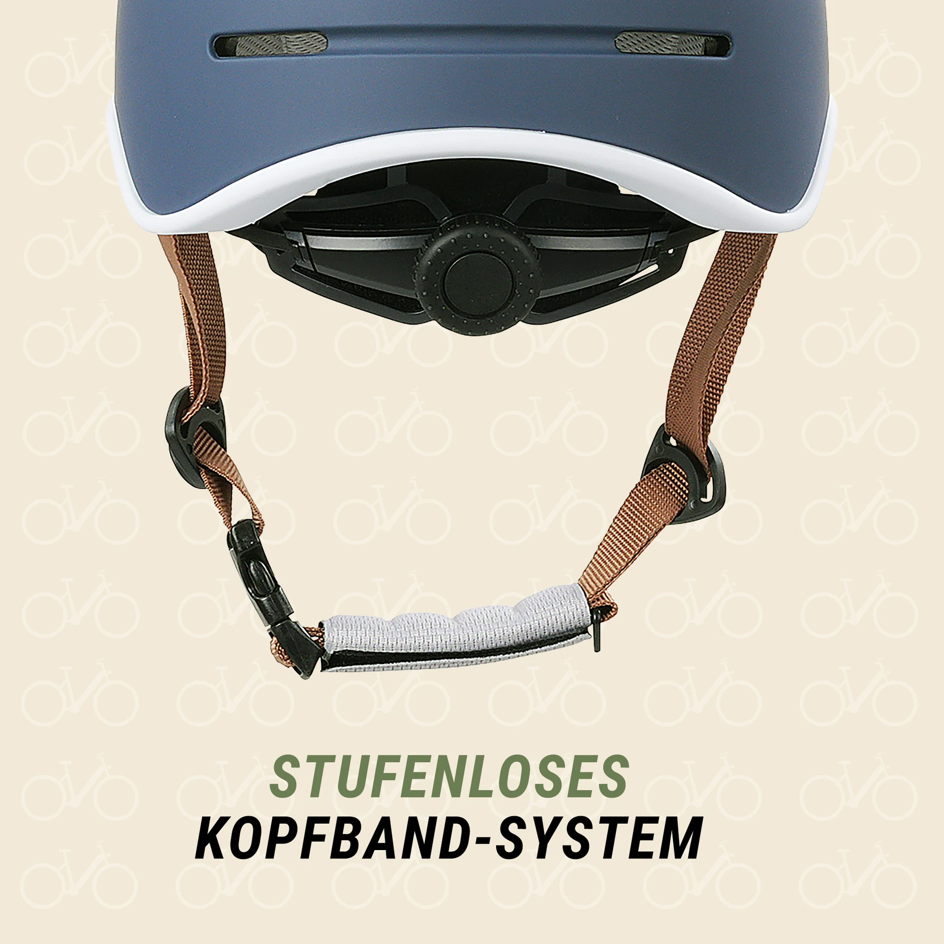 Kinder-Fahrradhelm Trio blau