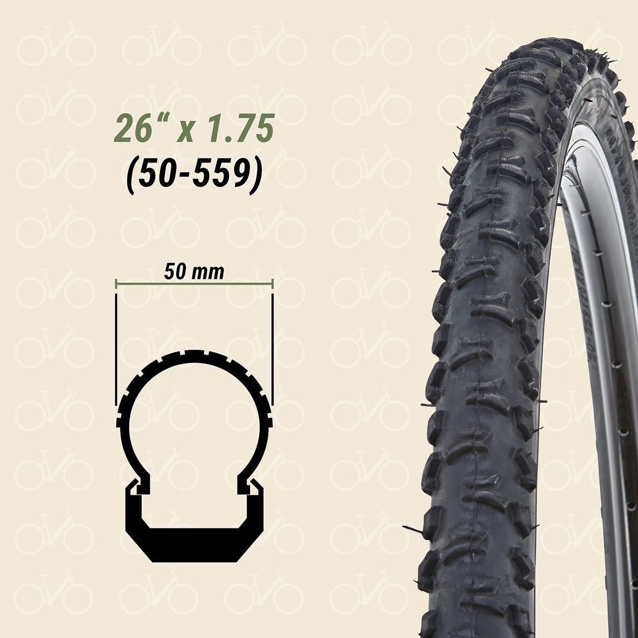 Reifen 26" x 1.95 (50-559)