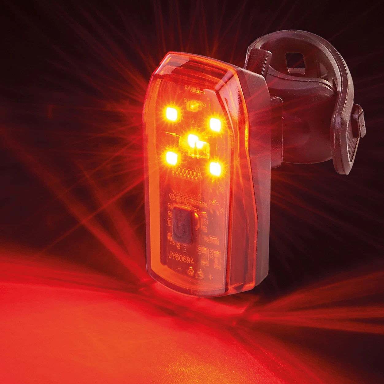 LED-Batterierücklicht mit Bremslicht