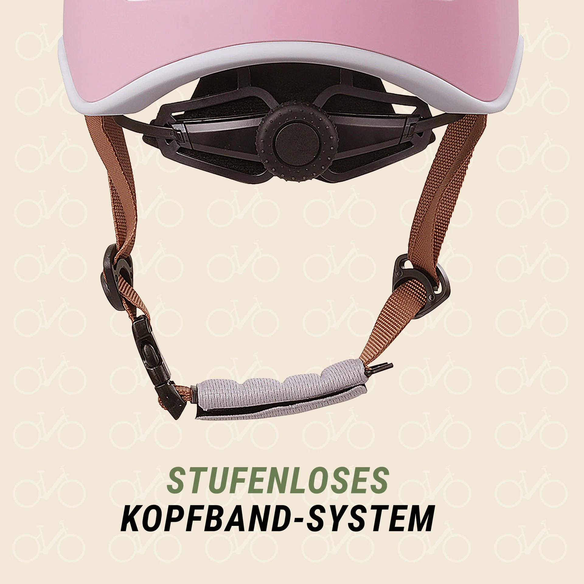 Kinder-Fahrradhelm Trio rosa