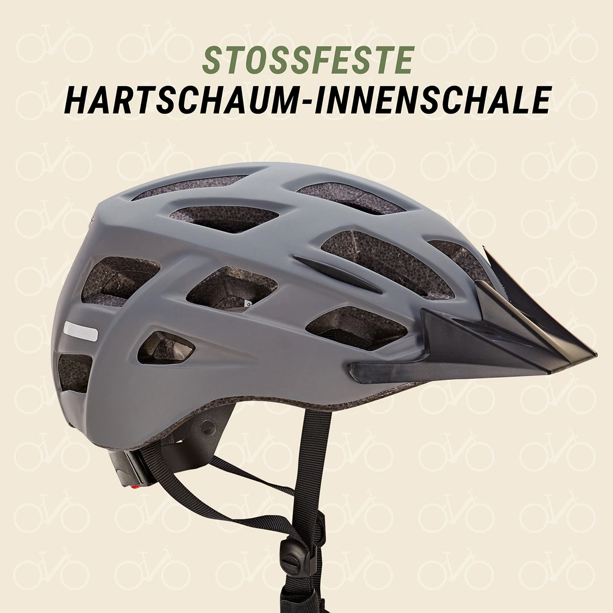 Fahrradhelm grey