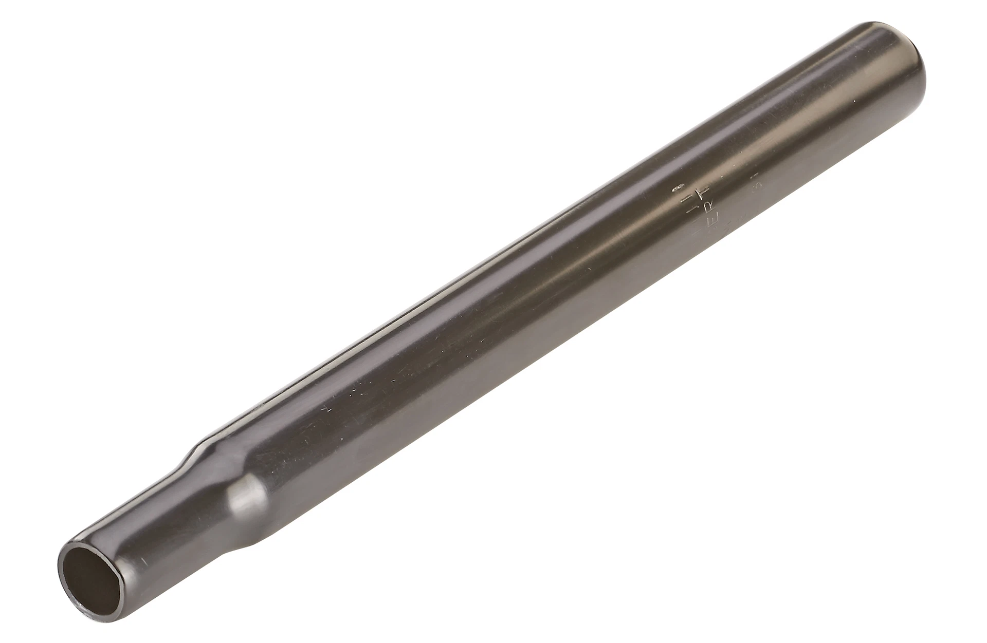 Sattelstütze schwarz - diagonale Ansicht im Freien