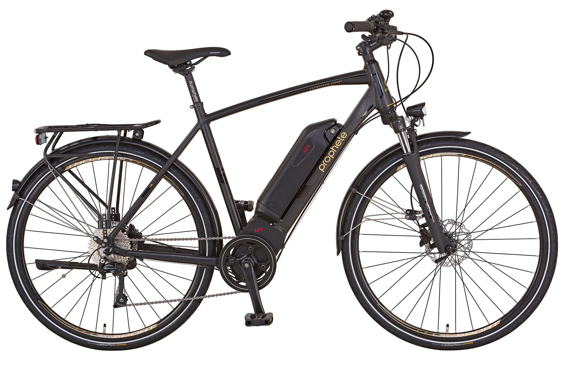 PROPHETE E-BIKE ENTDECKER eSPORT 28 Diamant RH52 10Gg hyd SB ComfortDrive 630Wh DTschwarz matt