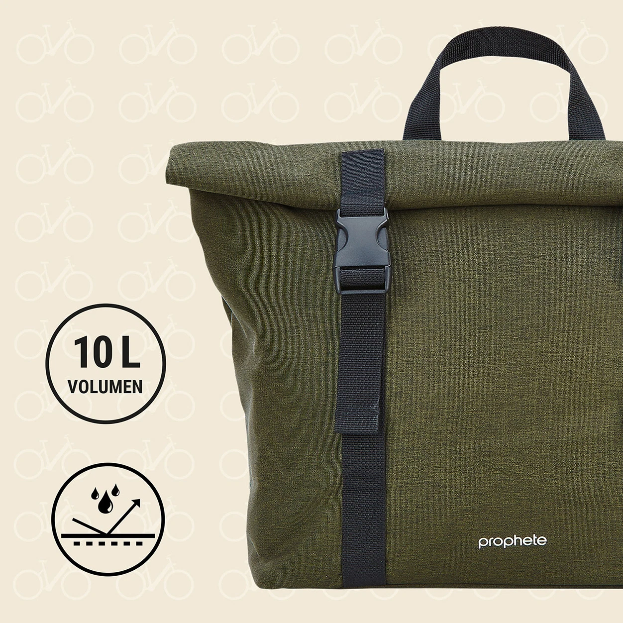 Seitenpacktasche grün