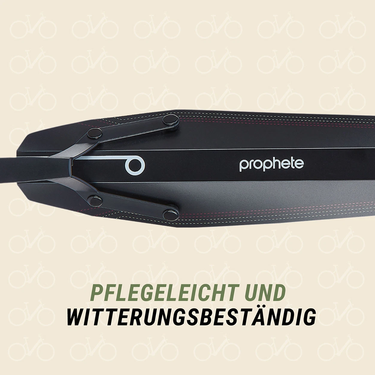 Steckschutzblech hinten - pflegeleicht und witterungsbeständig
