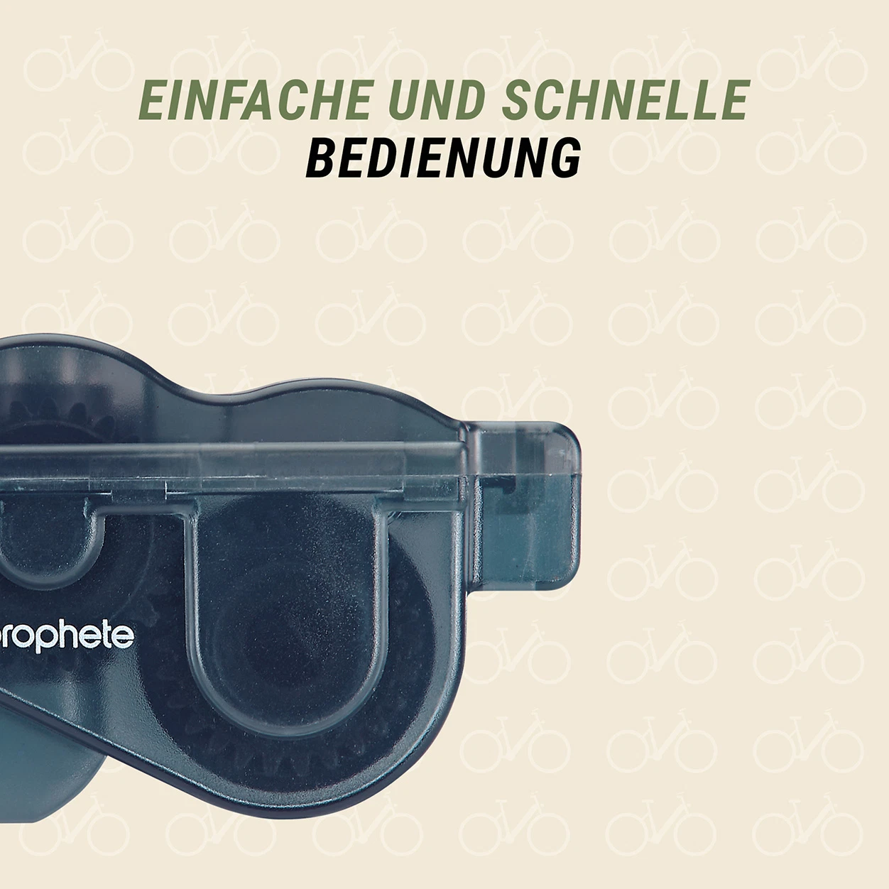 Kettenreinigungsgerät einfache und schnelle Bedienung - detailansicht
