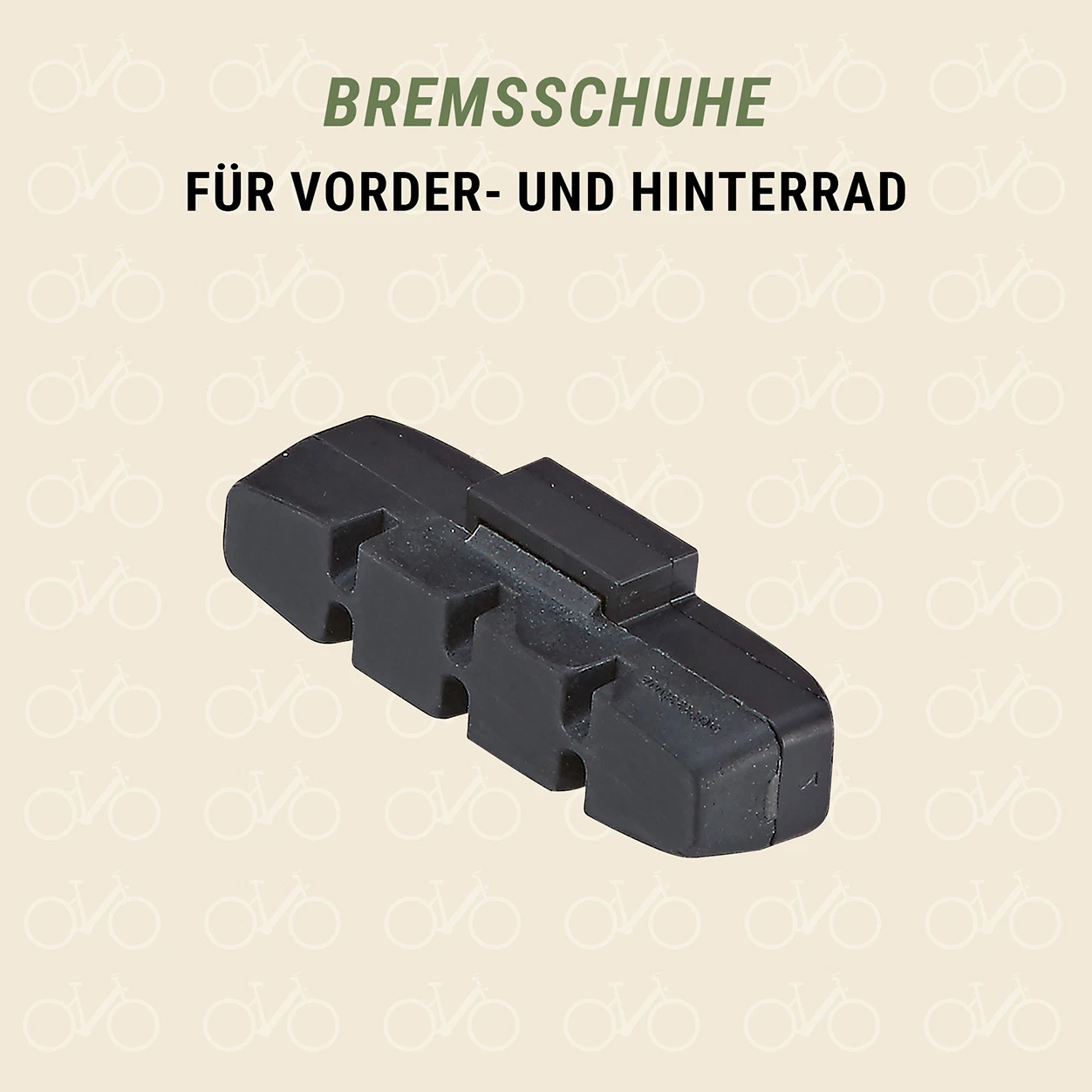Bremsschuhe für Vorder- und Hinterrad - diagonale Ansicht
