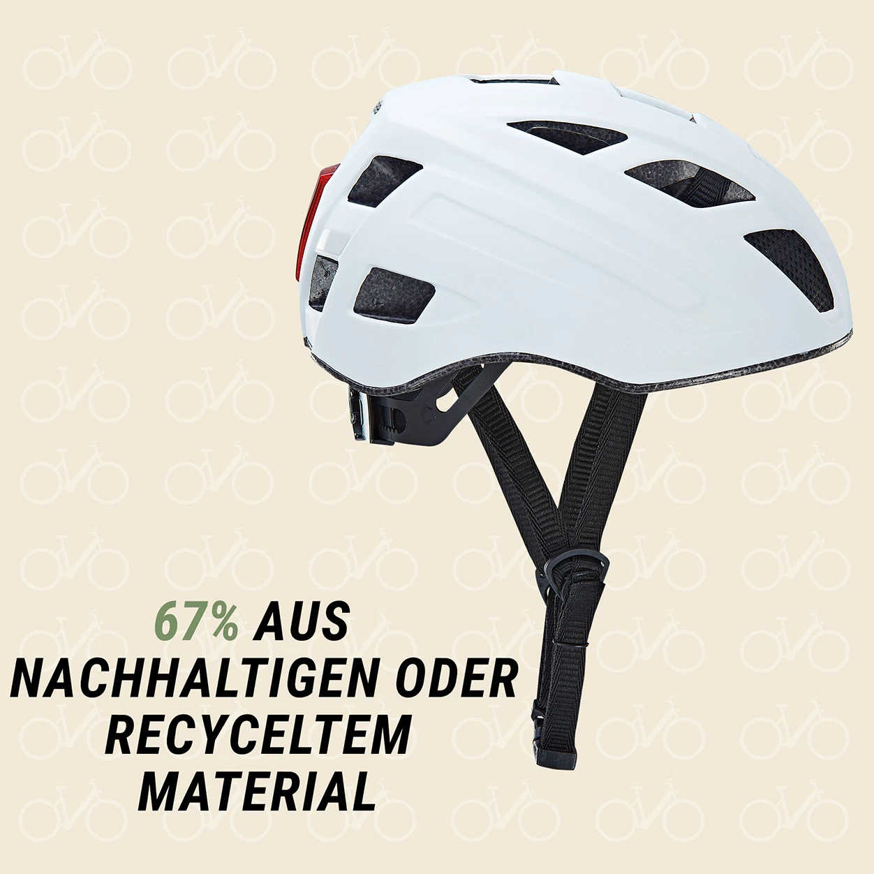 ECO Urban Fahrradhelm white