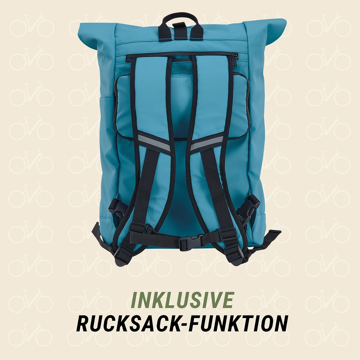 Seitenpacktasche/ Rucksack blue