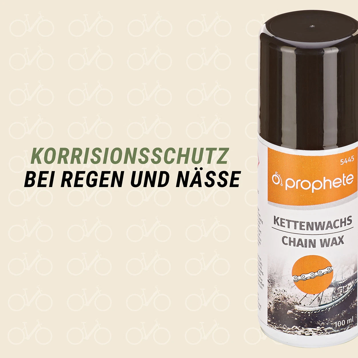 Kettenwachs Korrosionsschutz bei Regen und Nässe - vordere Ansicht