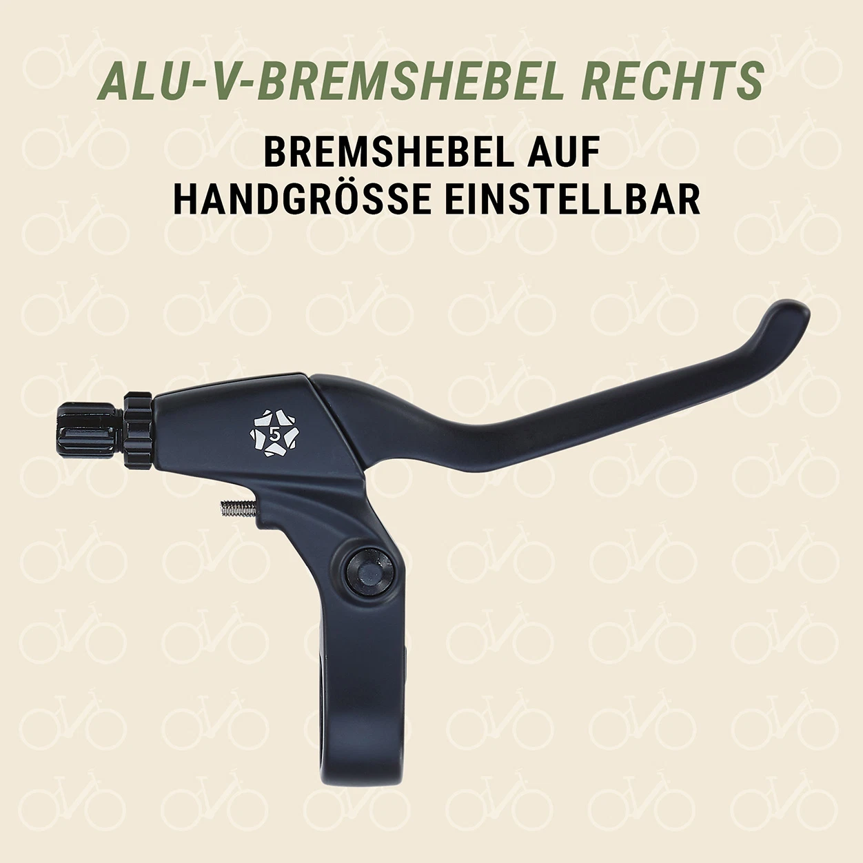 ALU-V-Bremshebel rechts