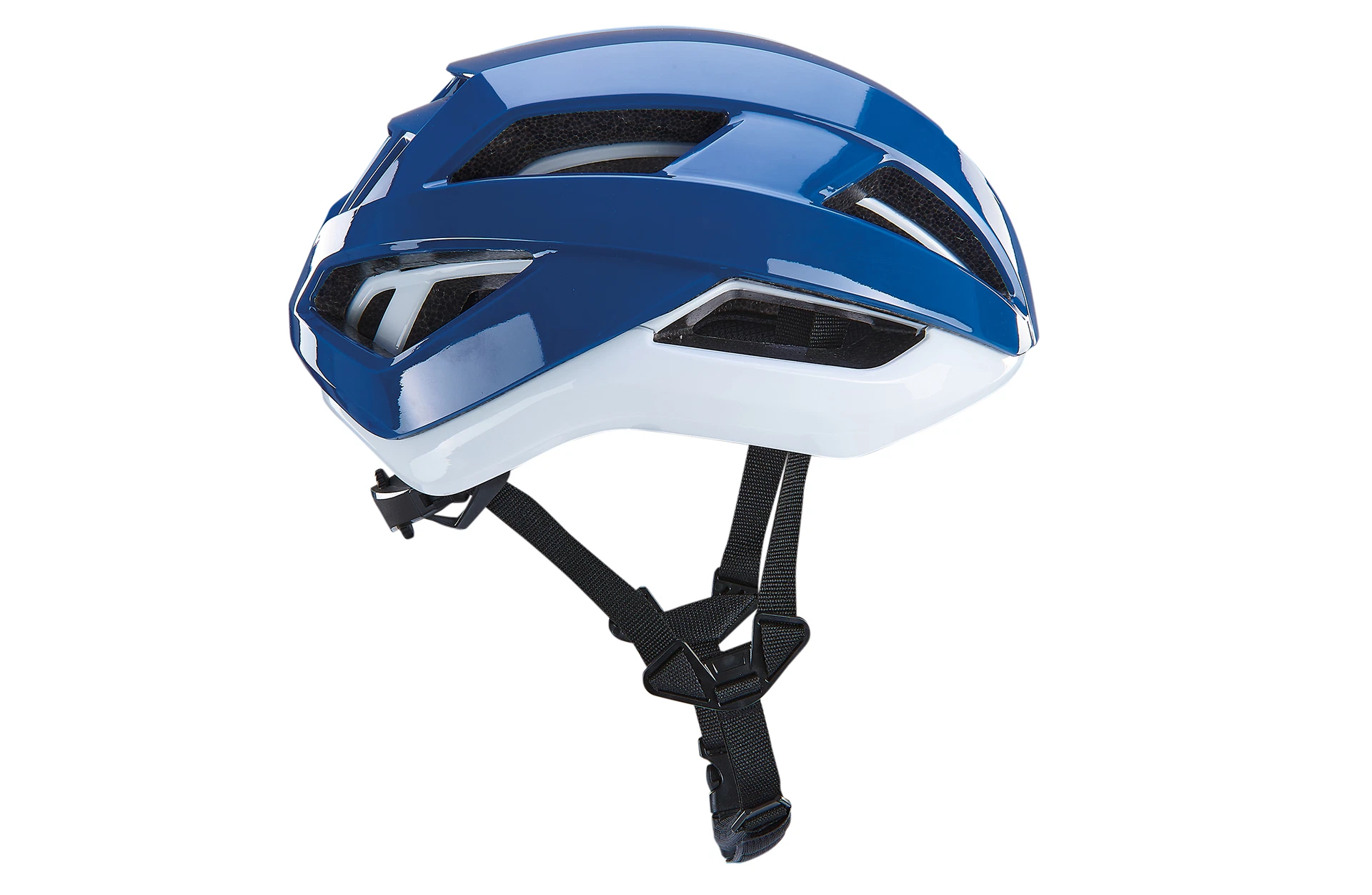 Seitliche Vollansicht ProShield Fahrradhelm von weißem Hintergrund
