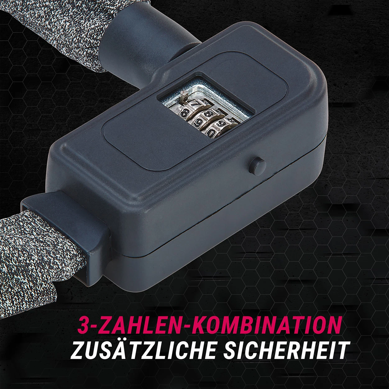Kettenschloss mit Fingerabdrucksensor (Aktion)