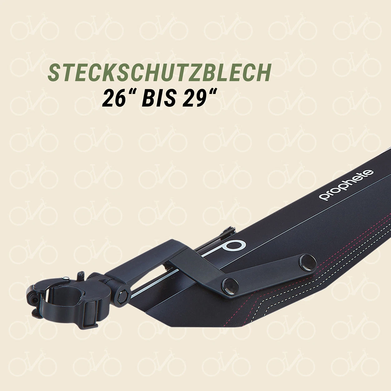 Steckschutzblech für Bikes von 26 bis 29 Zoll