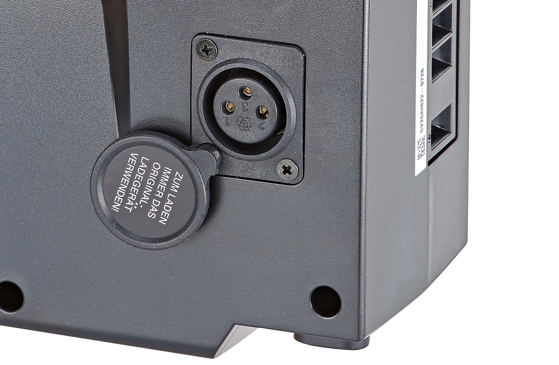 Fahrradakku AEG Downtube Ladeanschluss - Detailansicht