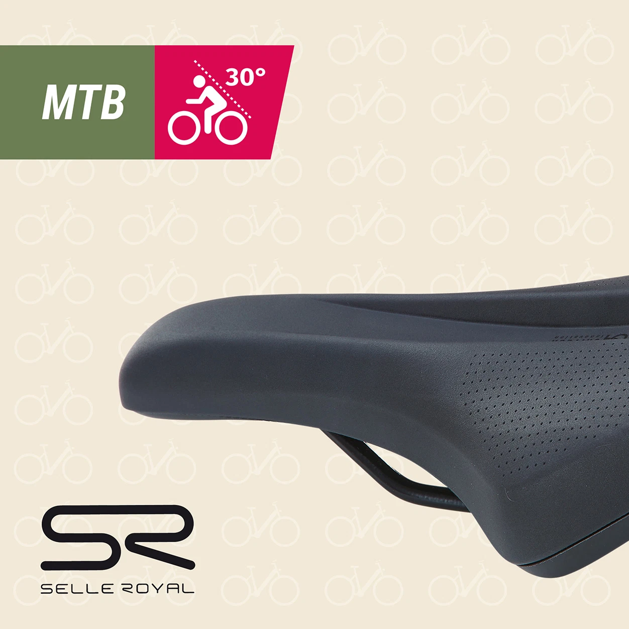 MTB-Renn-Sattel