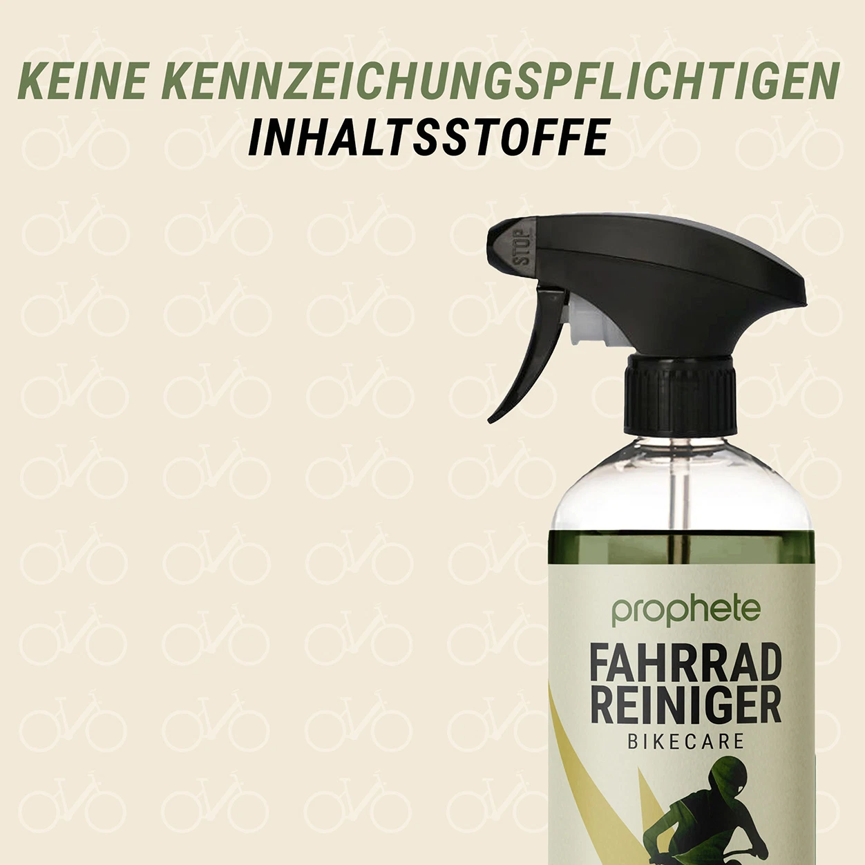 Fahrradreiniger keine kennzeichnungspflichtigen Inhaltsstoffe - detailansicht