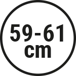 59-61 cm