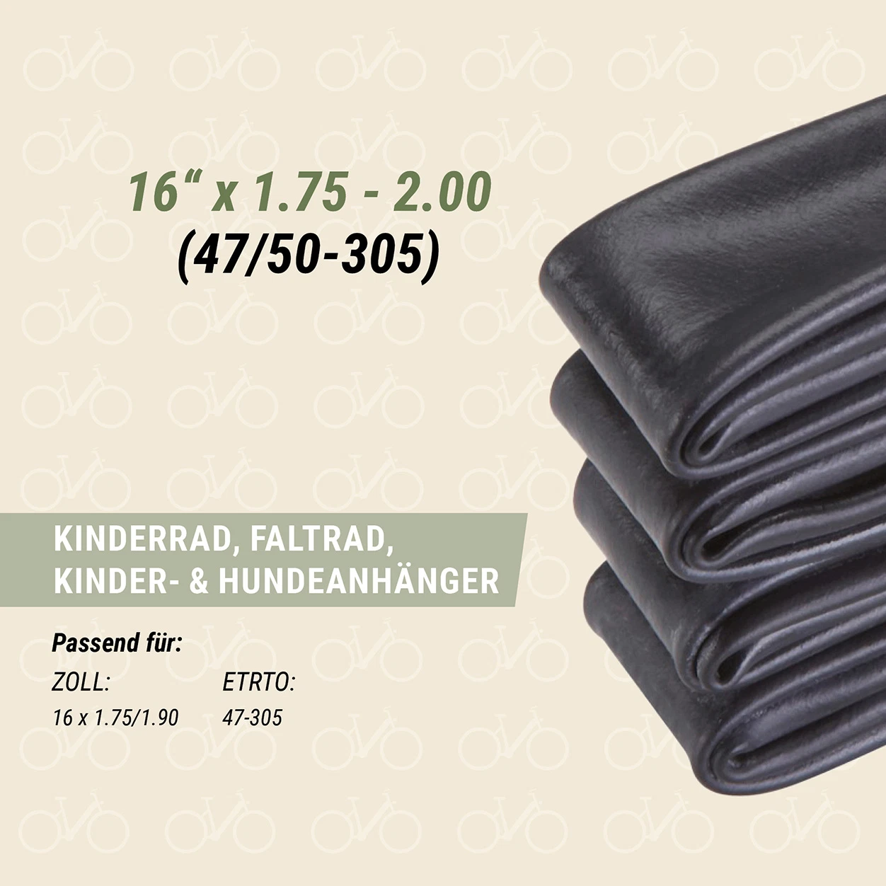 Schlauch 16" (Dunlopventil | 47-305)