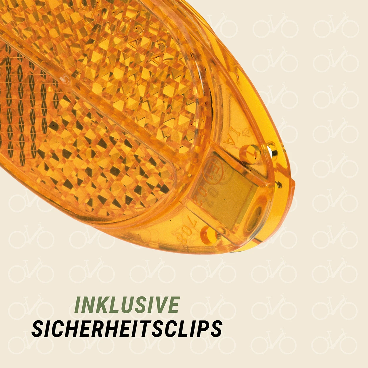 4 Speichen Reflektoren inklusive Sicherheitsclips - detailansicht