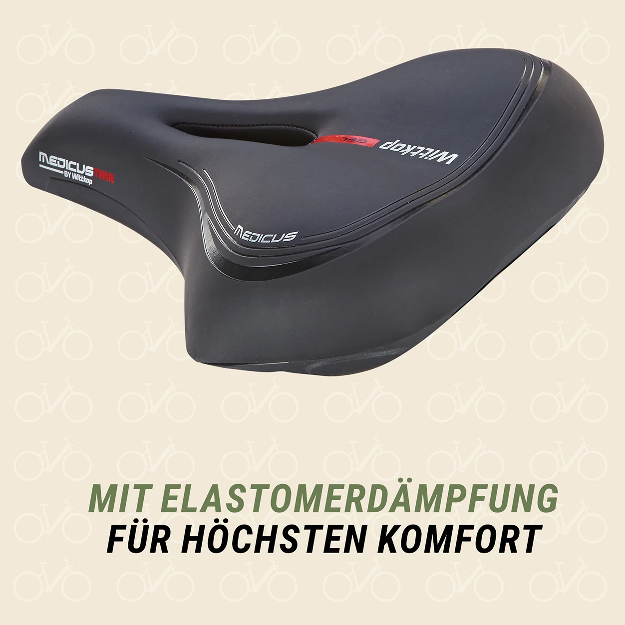 Gesundheitssattel City Medicus | 6230 | Jetzt komfortabler fahren | Prophete