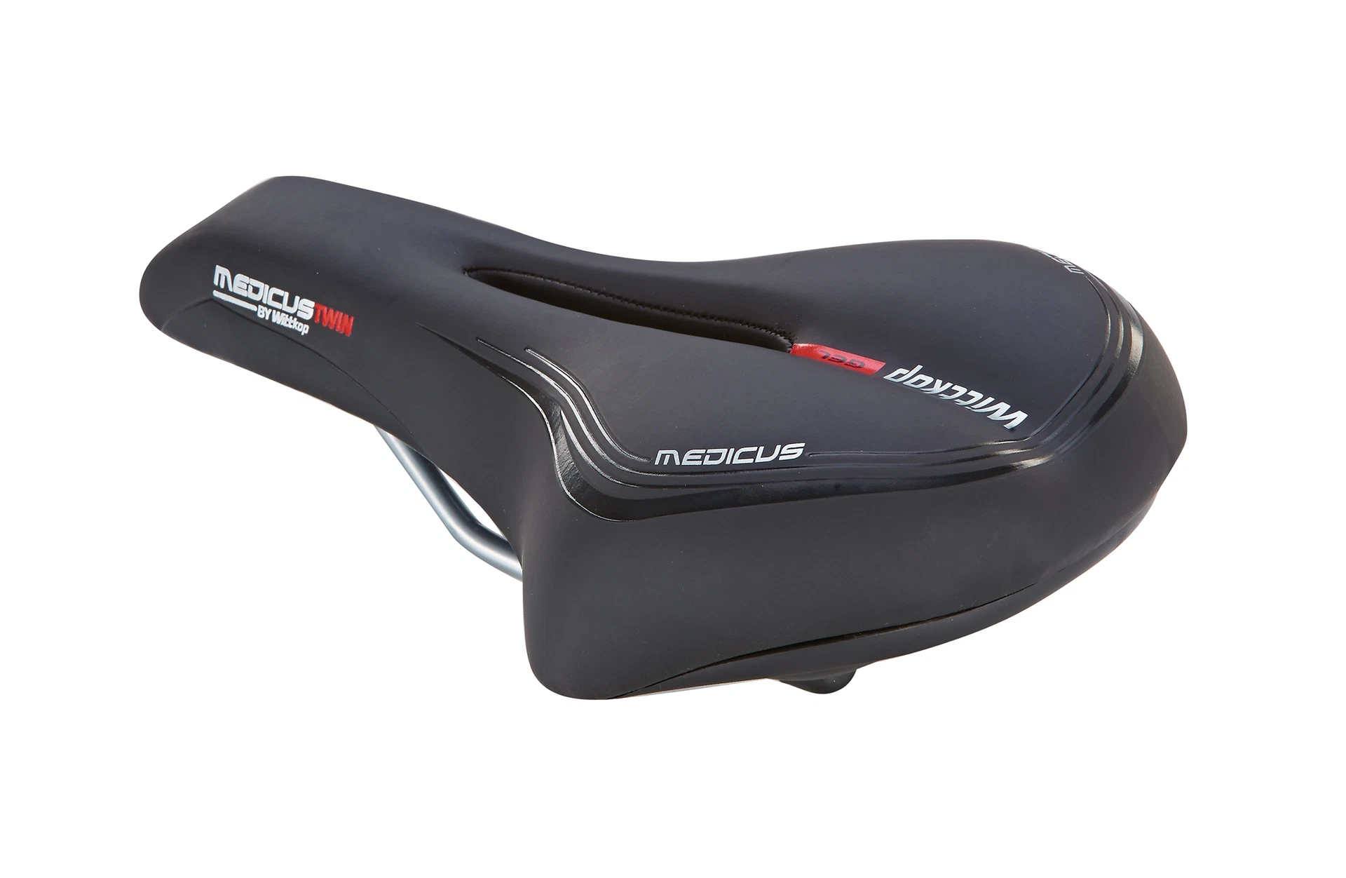 Gelsattel - diagonale Ansicht auf weißem Grund