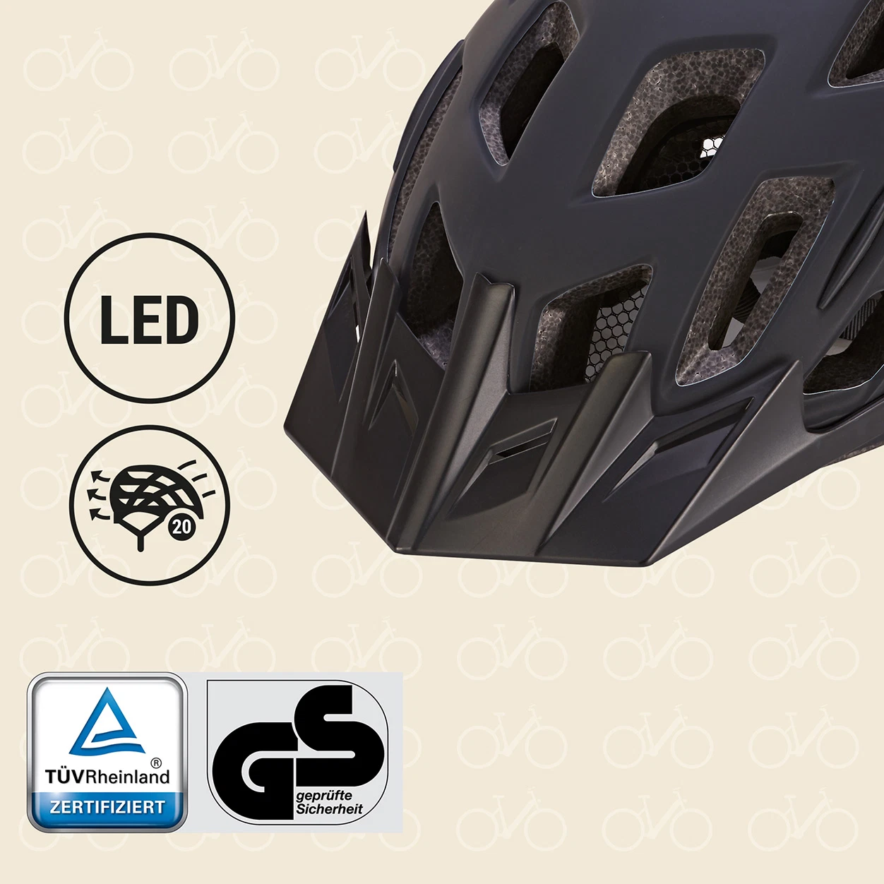 Fahrradhelm black