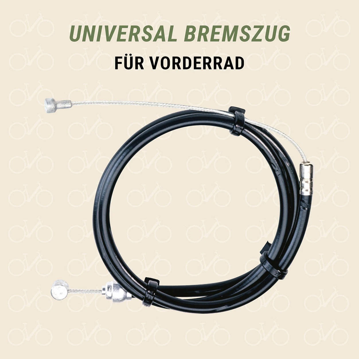 universal Bremszug für Vorderrad - Ansicht von vorne
