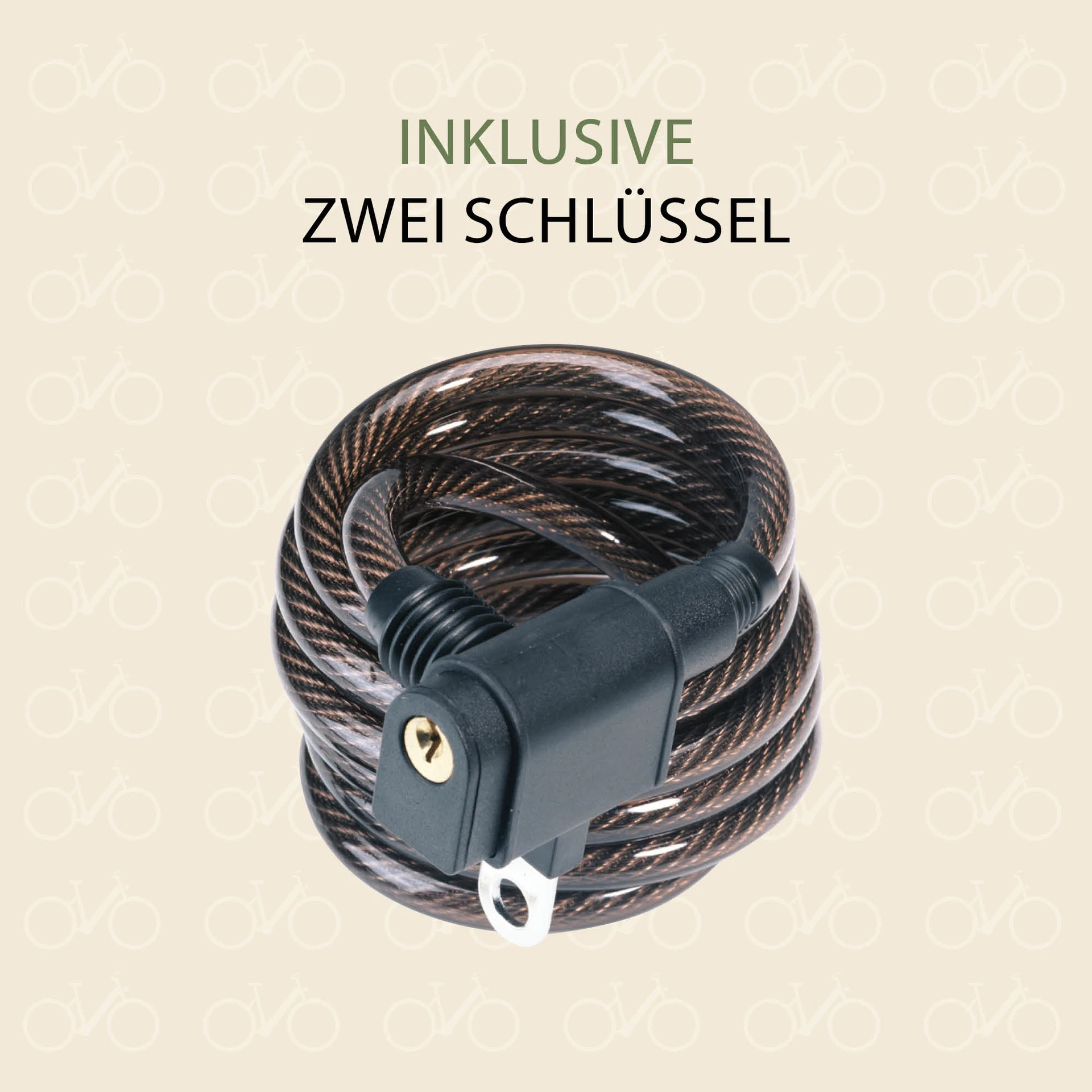 Spiralkabelschloss XL