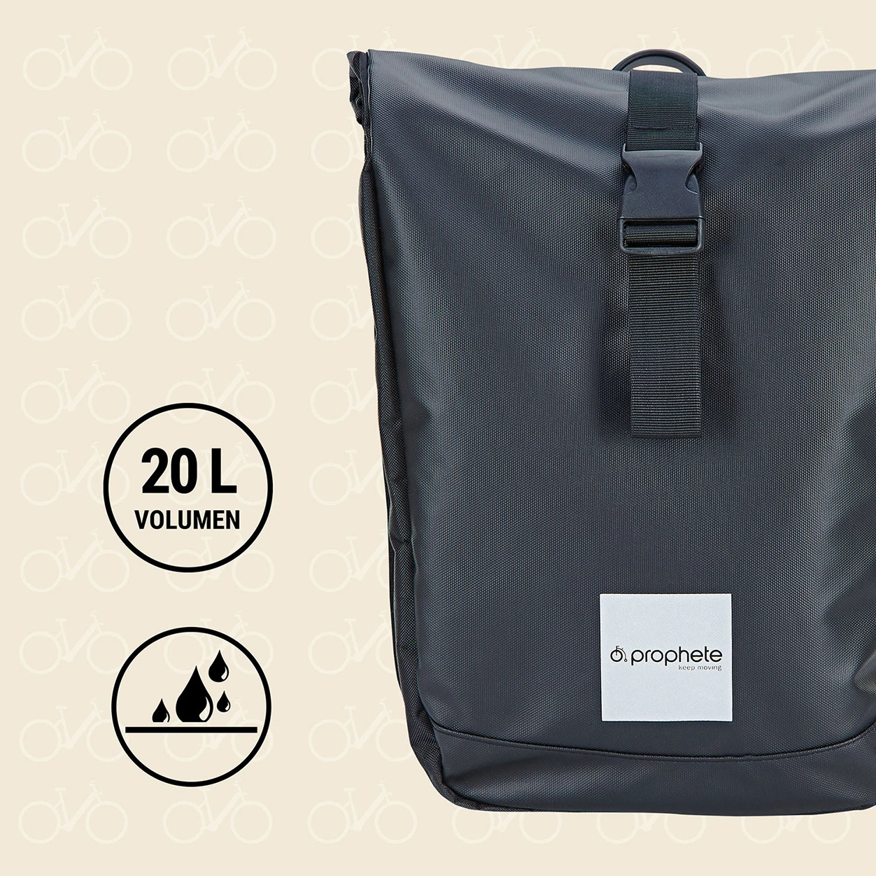 Seitenpacktasche roll