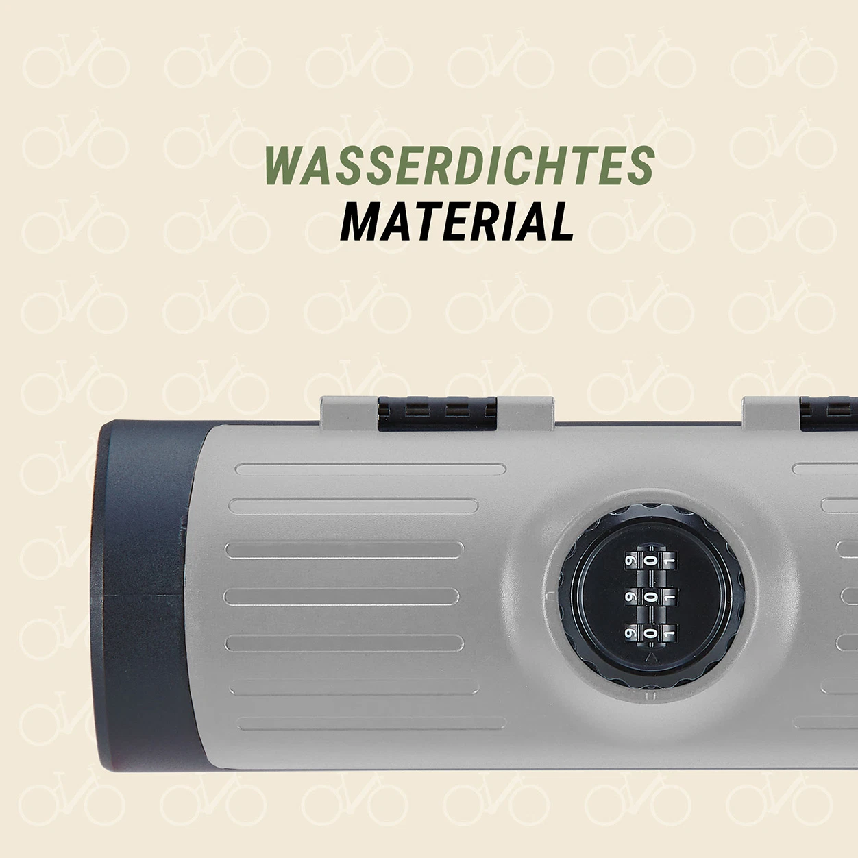 Bike Safe wasserdichtes Material - seitliche Ansicht