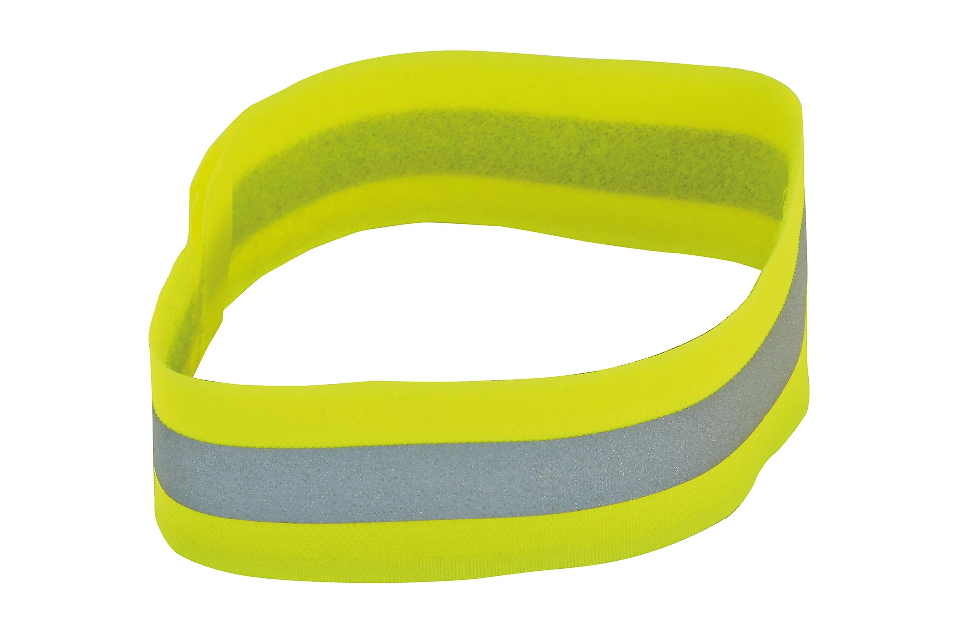 Reflektorband gelb - diagonale Ansicht auf weißem Grund