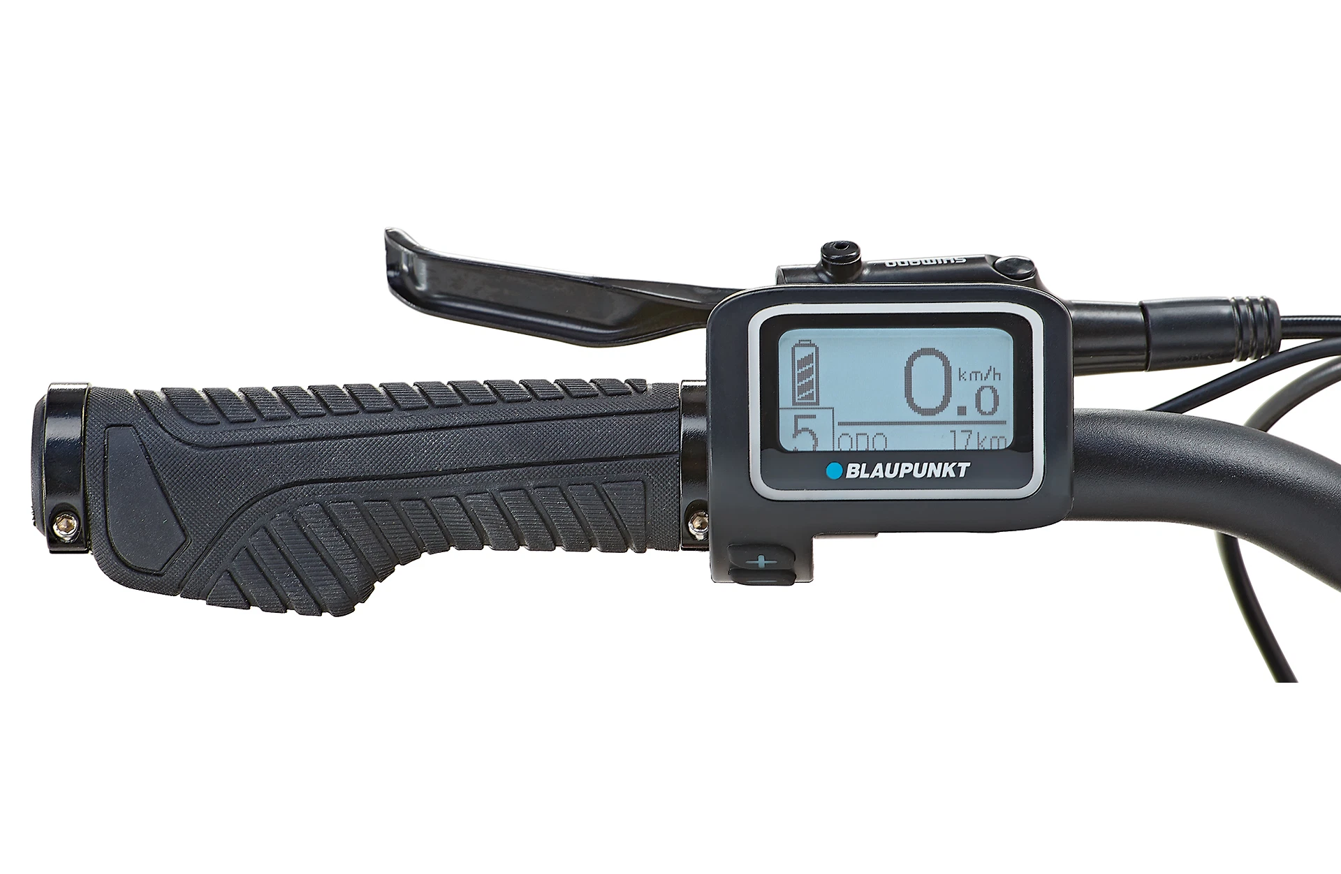 Linker Lenkergriff (geschraubt) mit Bremsgriff und LCD-Display mit Bedienelementen