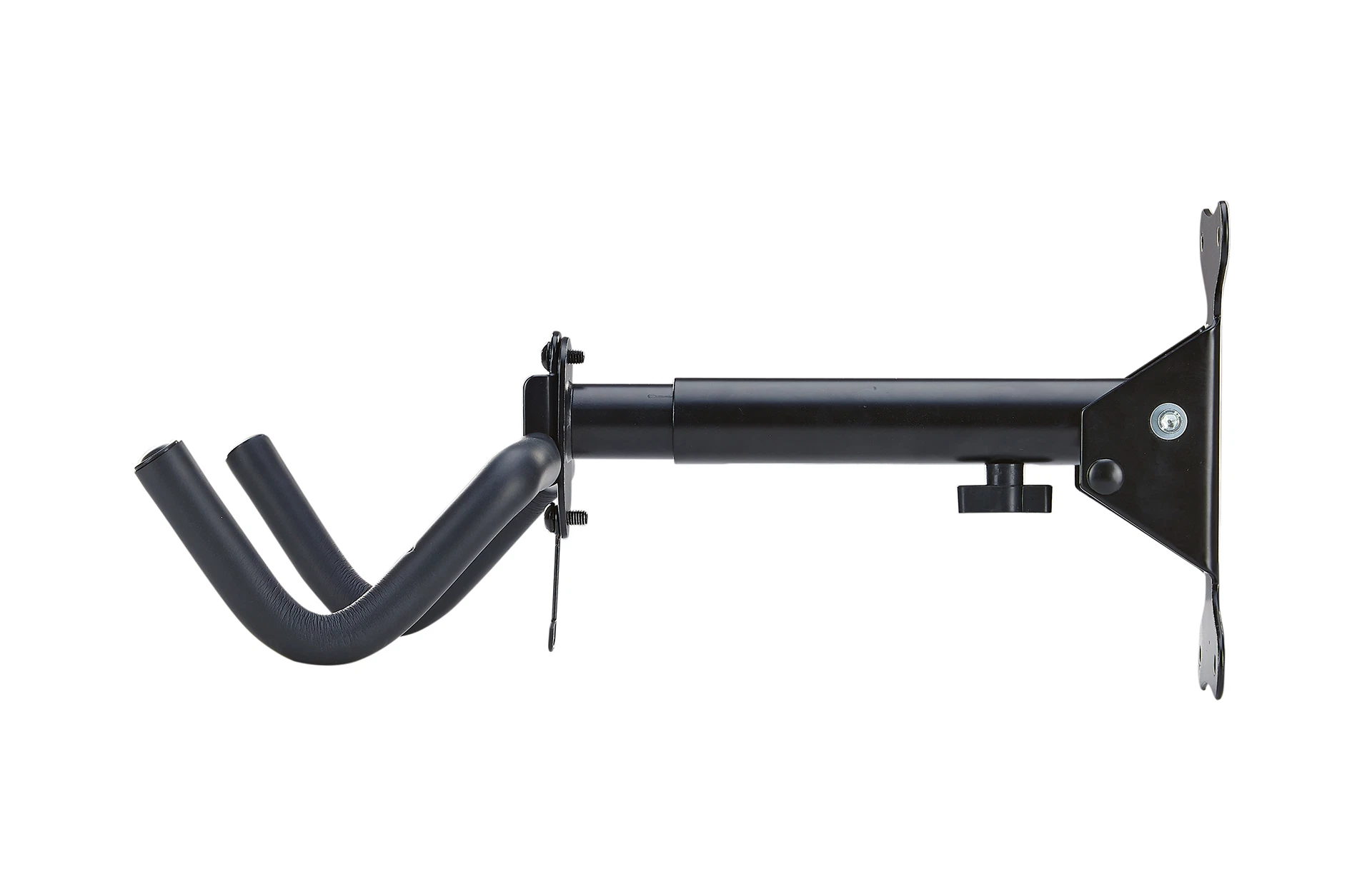 Wandhalterung für Fahrräder - seitliche Ansicht auf weißem Grund