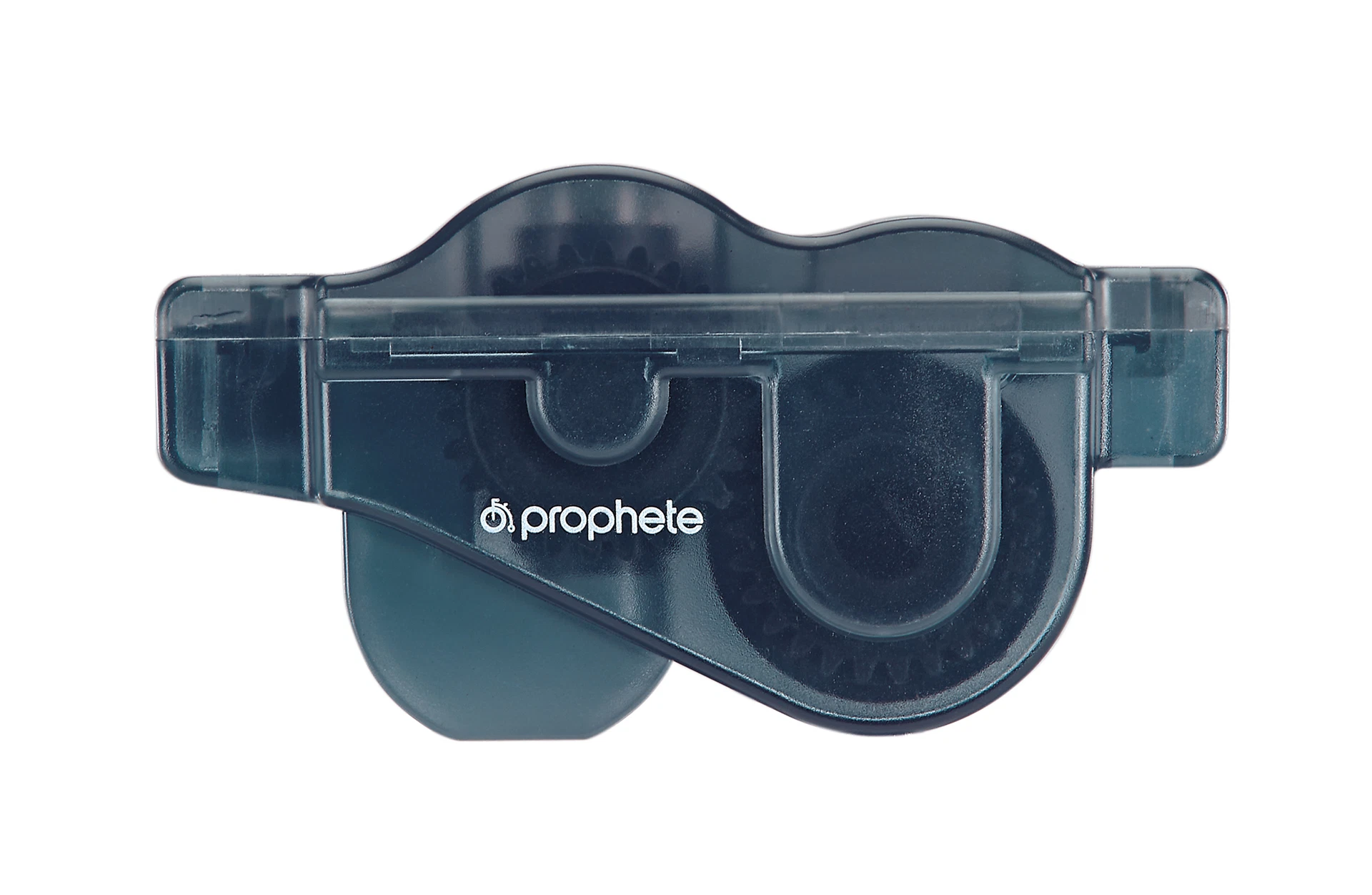 Fahrradketten- Reinigungsbürste - Ansicht von vorne auf weißem Grund