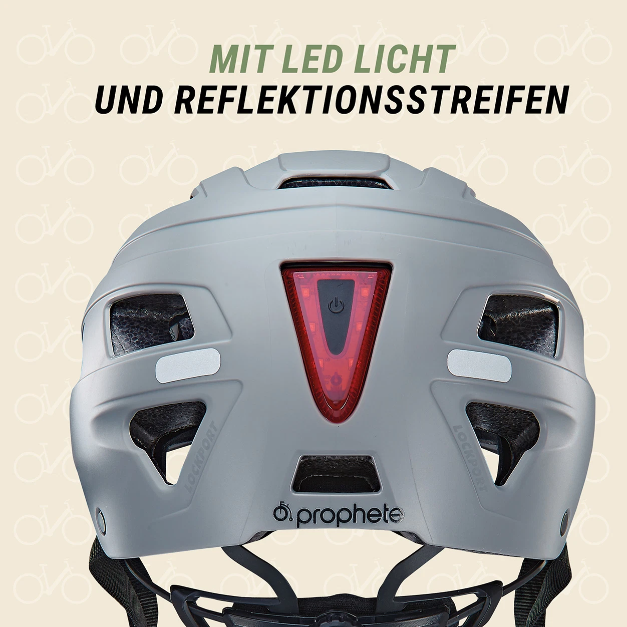 ECO Urban Bike Helm grey